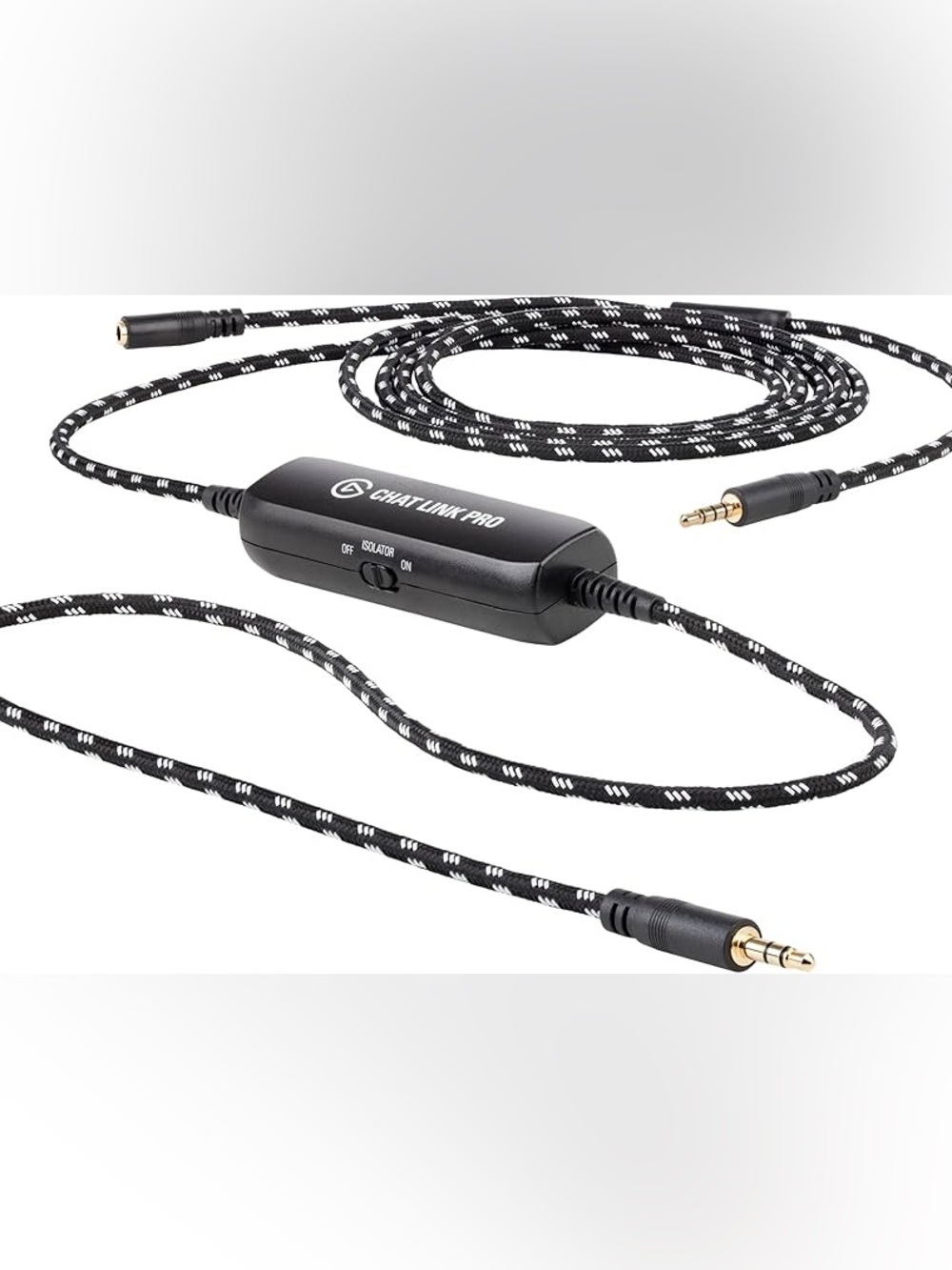 Elgato Chat Link Pro Inline Audio Cable - Black/White